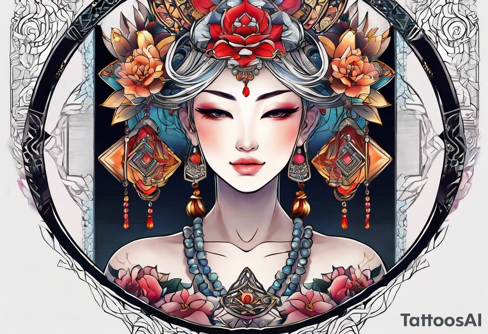 zen ring tattoo idea