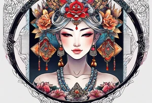 zen ring tattoo idea