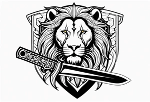 Valhalla lion sword sta tattoo idea