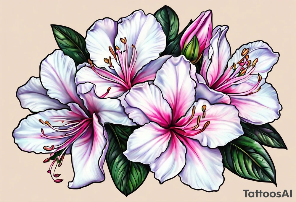 Azalea tattoo idea