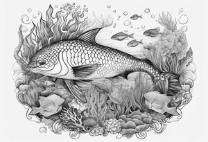 Under the sea tattoo tattoo idea