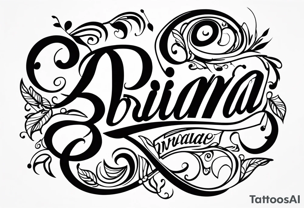Brianna tattoo idea
