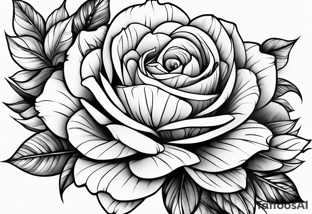 Floral sleeve tattoo idea