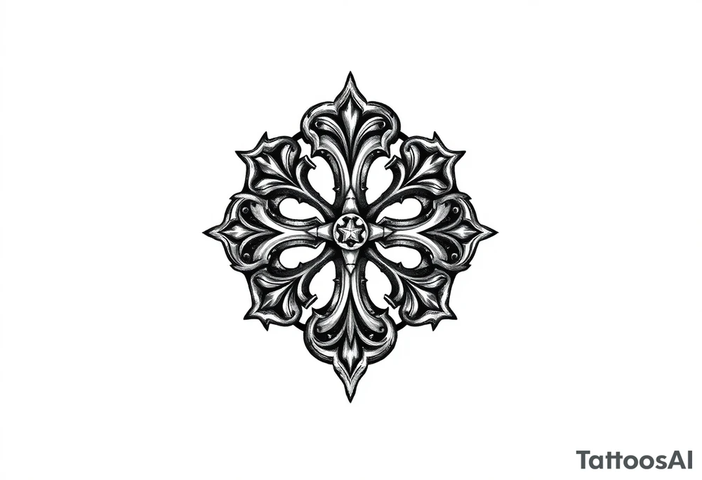 Powerful Irish symbol tattoo idea