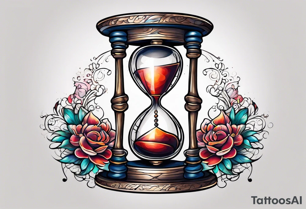 hourglass tattoo idea