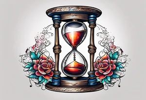 hourglass tattoo idea