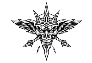 American heritage, with Lutheran traditions tattoo idea