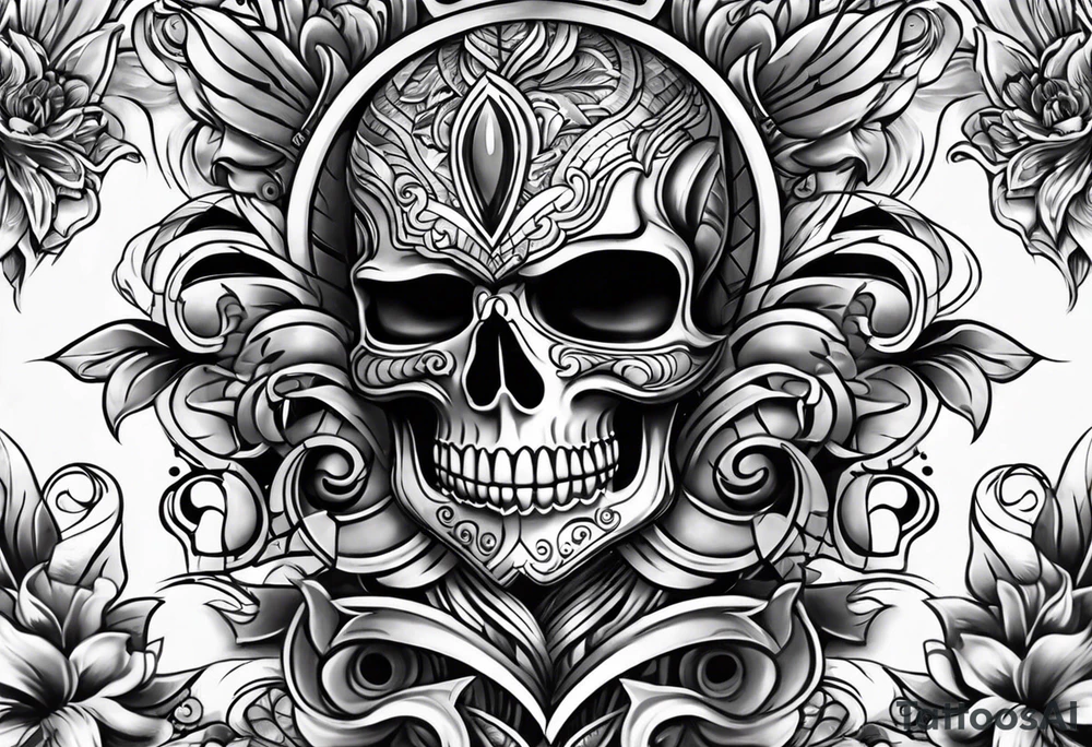 Chicano style tattoo for leg sleeve tattoo idea