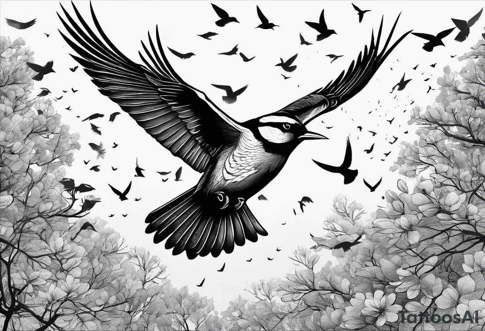 a book with pages falling out that turn into birds that fly away tattoo idea a book with pages falling out that turn into birds that fly away tattoo idea