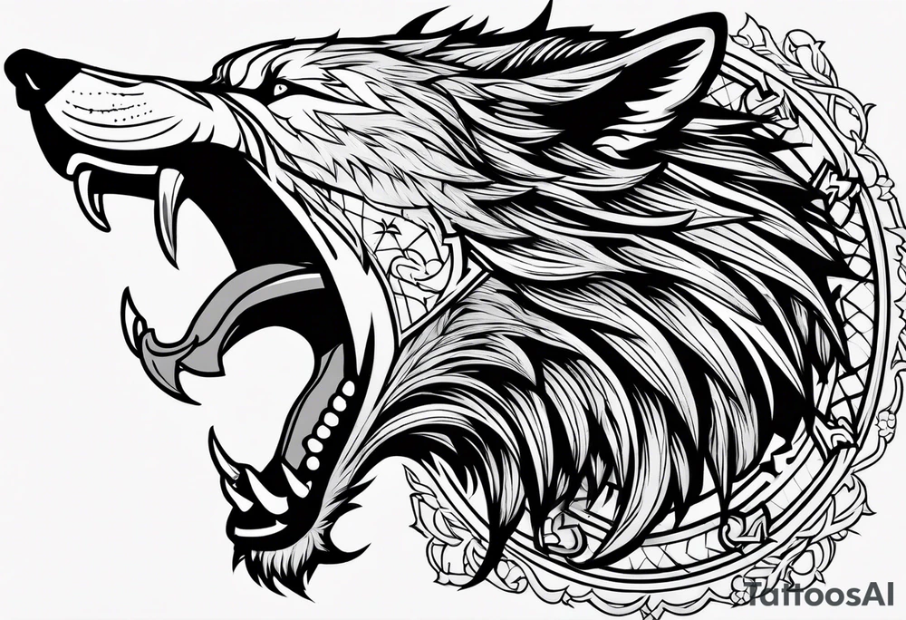 Fenrir tattoo idea