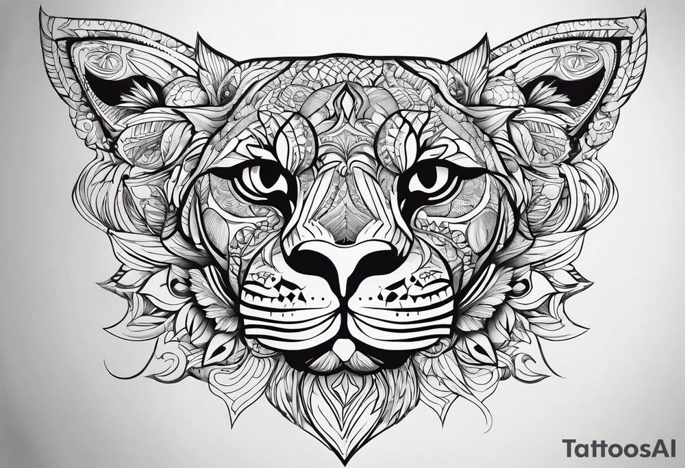 Use the following letter combinations in a decorative tatoo design: CM, AL, ER, and EG tattoo idea