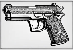 Gun bullet tattoo idea