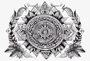 symbol of shamanism tattoo idea