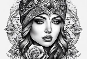 diamond tattoo idea