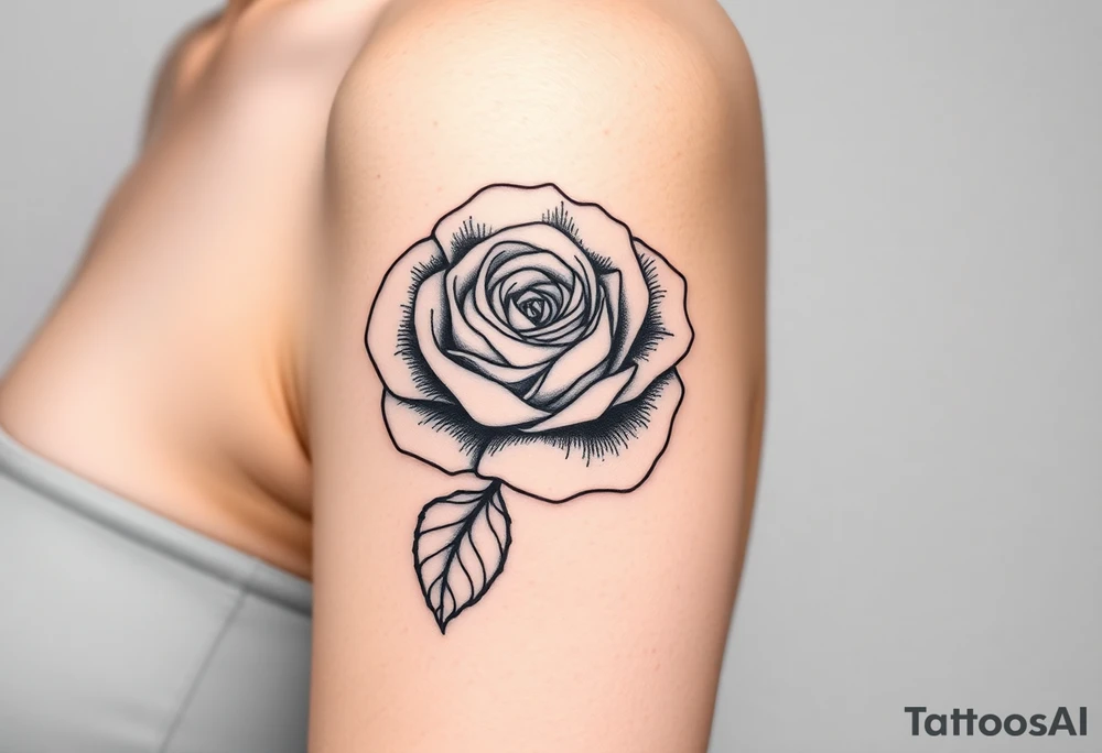 rose tattoo idea