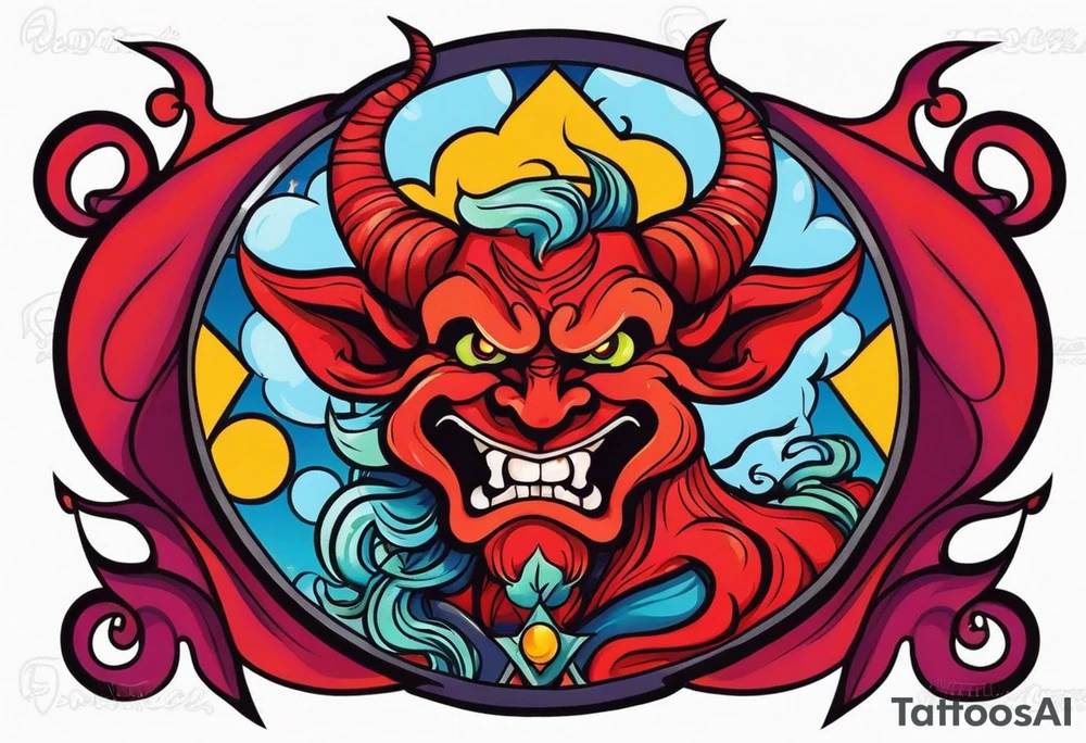 Satan tattoo idea