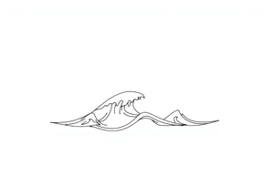 waves tattoo idea
