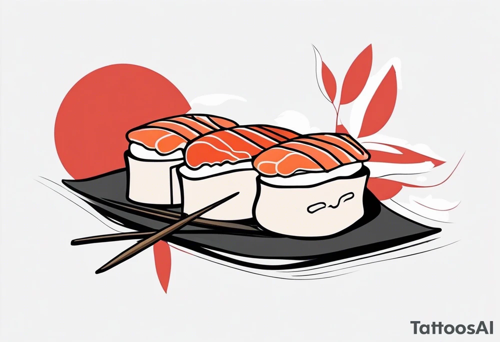 Sushi tattoo idea
