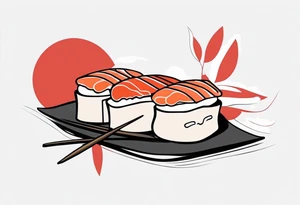 Sushi tattoo idea