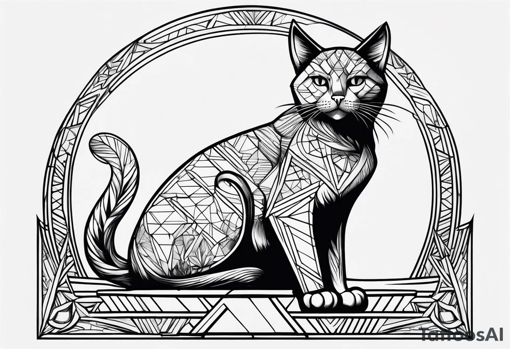 Black Cat tattoo idea