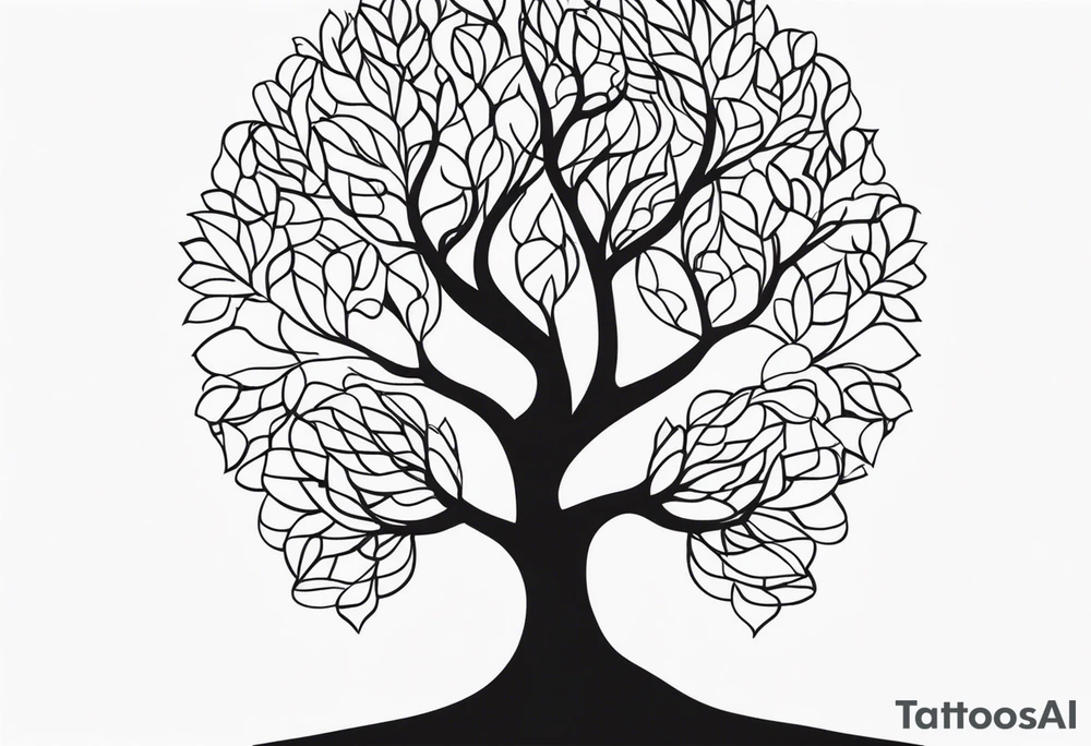 Byte tree for forearm tattoo idea