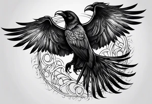 Huginn and muninn tattoo idea