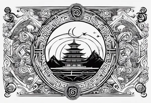 avatar the last airbender elemental symbols tattoo idea