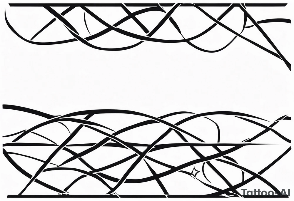 single line drawing of dna tattoo idea