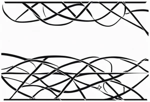 single line drawing of dna tattoo idea