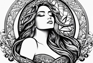 spiritual star tattoo idea