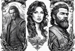 Outlander book tattoo tattoo idea