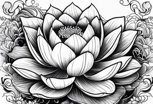 lotus japanese tattoo idea