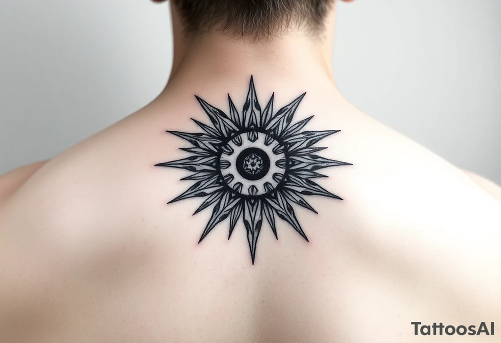 Sun tattoo idea