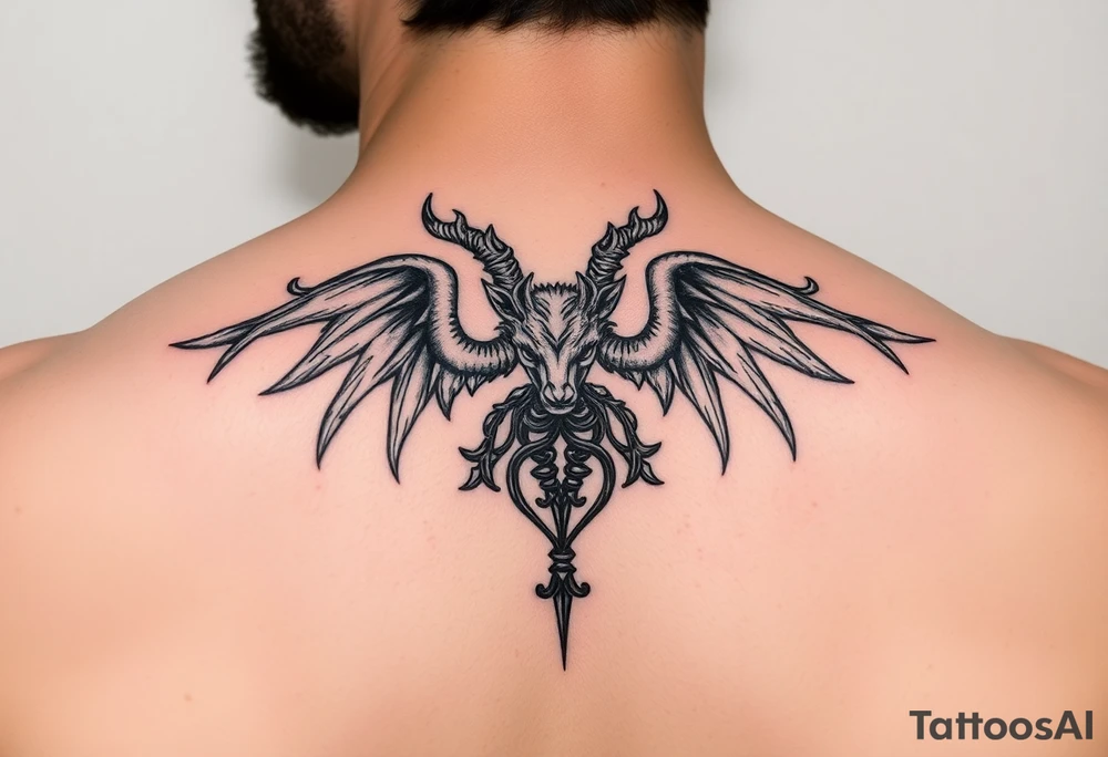 Witchy March zodiac tattoo idea