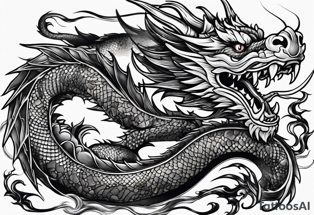 dragon tattoo idea