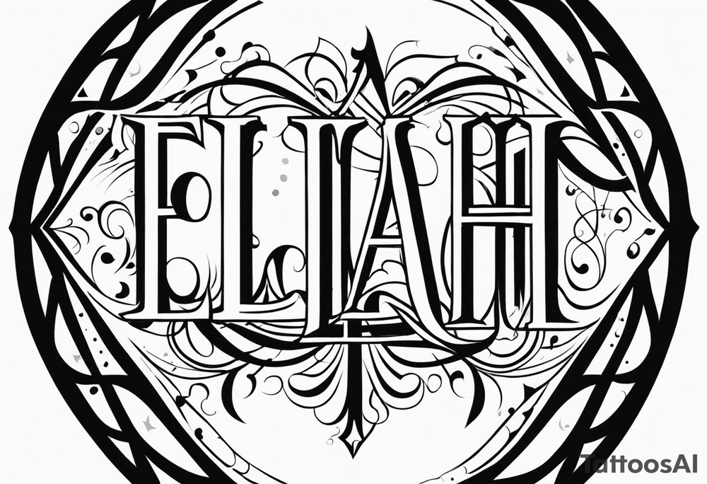 Elijah 1st December 2023 tattoo idea