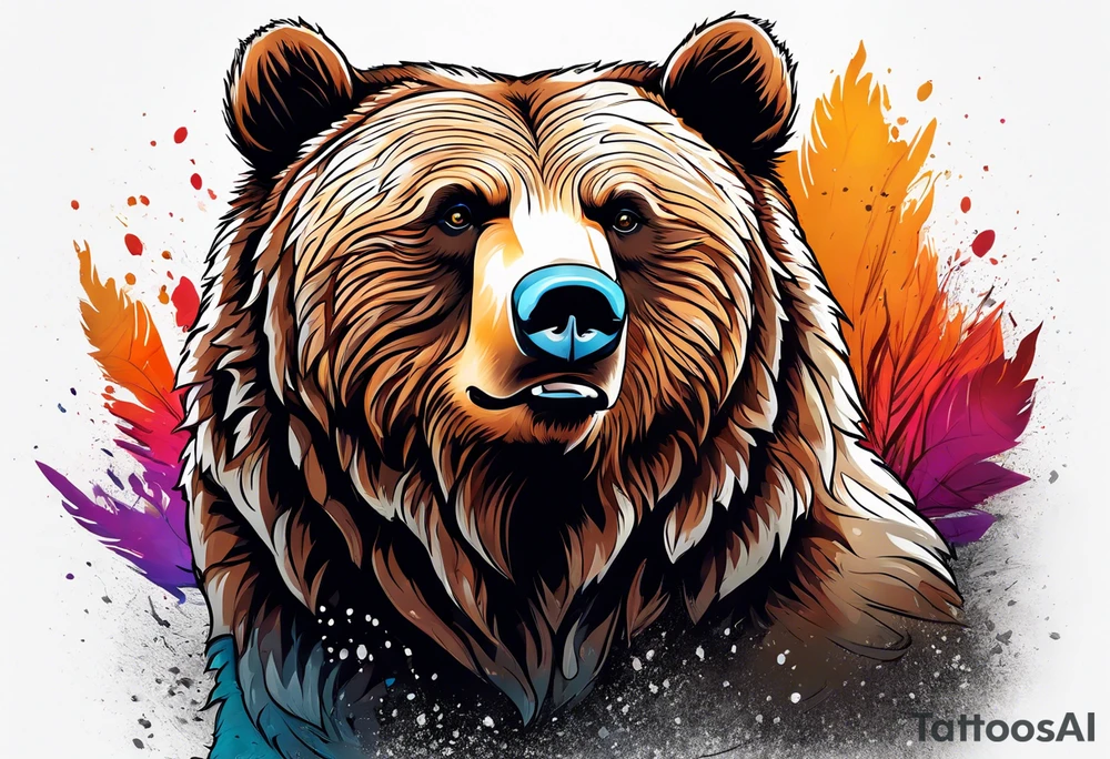 grizzly bear tattoo idea