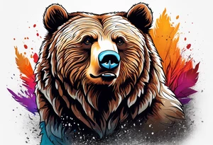 grizzly bear tattoo idea