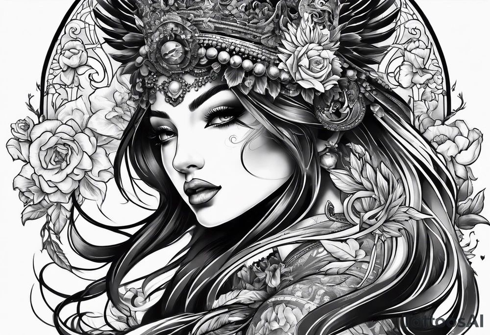 GIVE HEAVEN SOME HELL tattoo idea