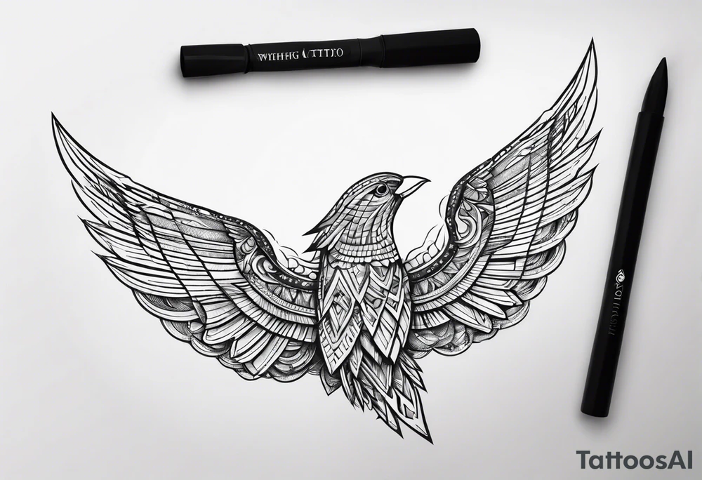 Rock wishing tattoo idea