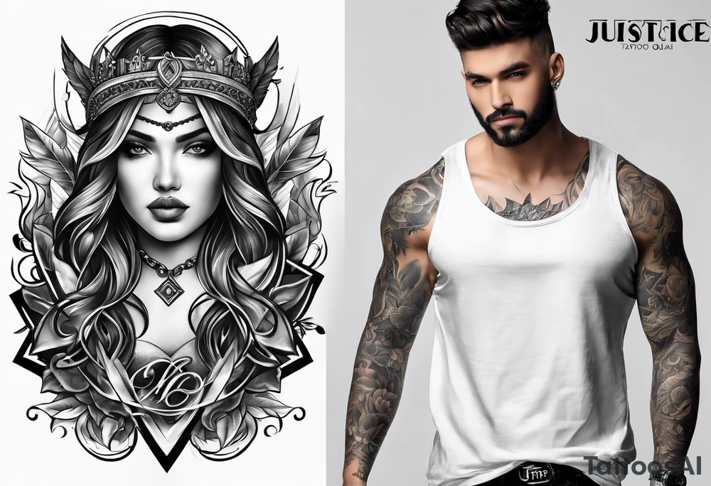 justice tattoo idea