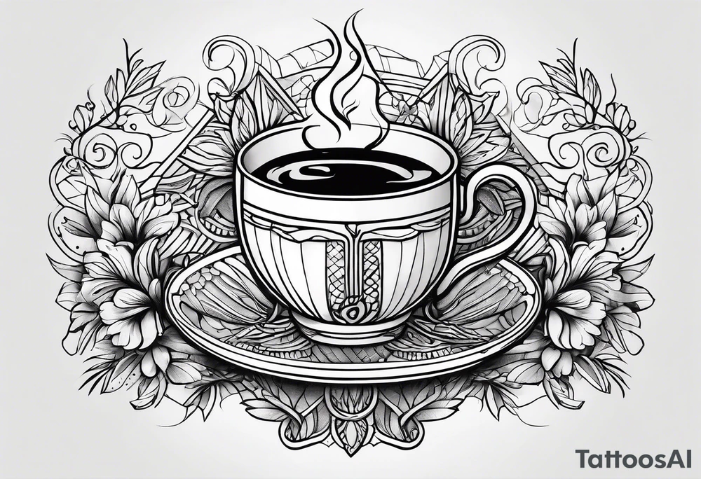 coffee tattoo idea