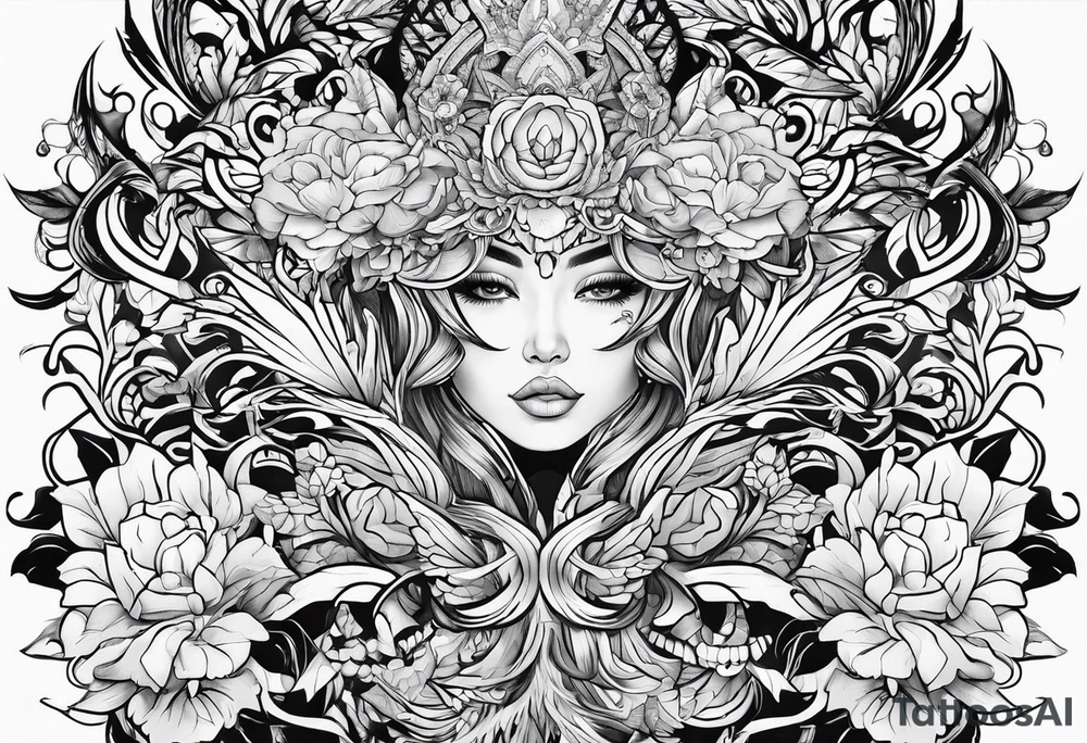 butts tattoo idea