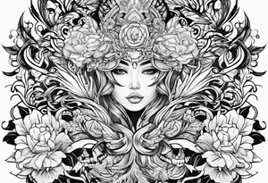 butts tattoo idea