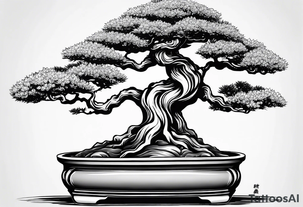 bonsai tattoo idea