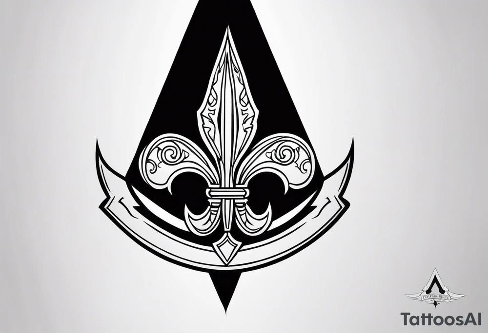 New Orleans assassins creed symbol tattoo idea