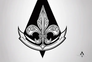 New Orleans assassins creed symbol tattoo idea