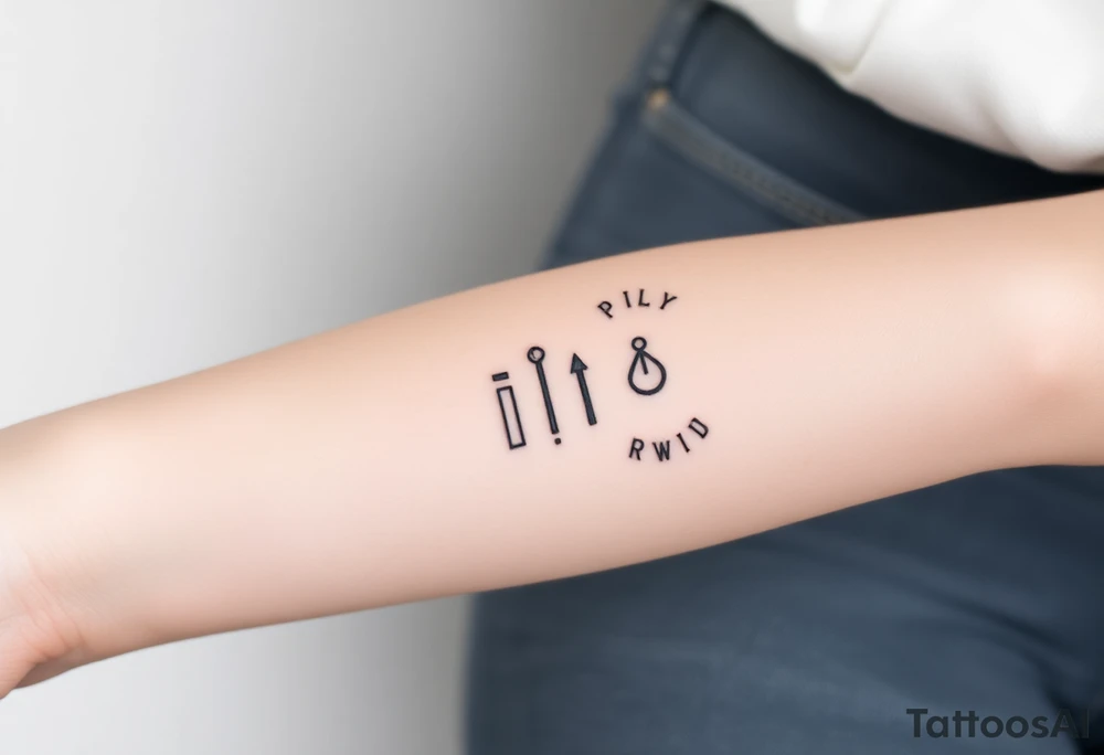 play , pause , stop , rewind tattoo idea