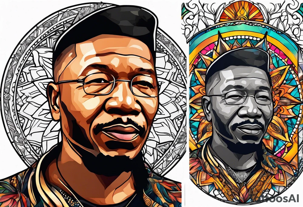 Sun Catcher Mandela tattoo idea