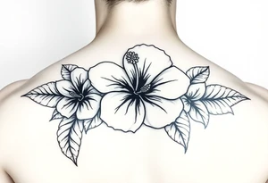 Lester with a Hibiscus tattoo idea